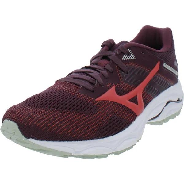 Mizuno Women's Athletic Shoes Wave Inspire 16 - Color: Mauve/Wine/Cayenne - 6 Medium US