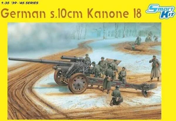 Dragon 1/35 German s.10cm Kanone 18 Plastic Model Kit [6411]