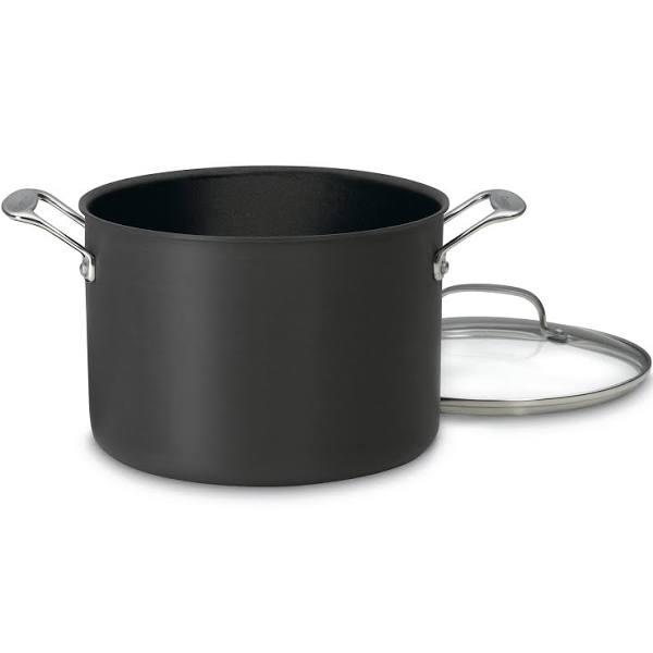 Cuisinart 666-24 Chef's Classic Nonstick Hard-Anodized 8-Quart Stockpot With Lid Black