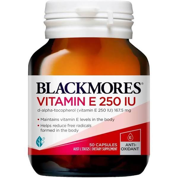 Blackmores Vitamin E 250IU - 50 Capsules