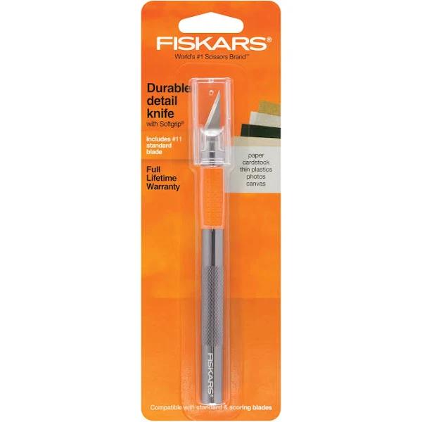 Fiskars - Softgrip Heavy-Duty Detail Craft Knife