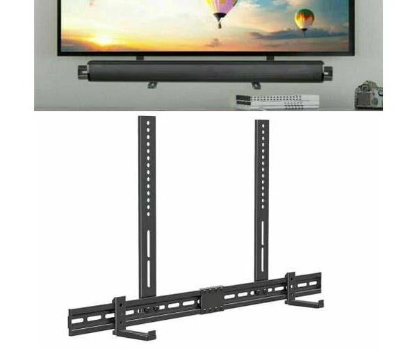 Soundbar Mount Speaker Bracket Rack Adjustable Extends Holder