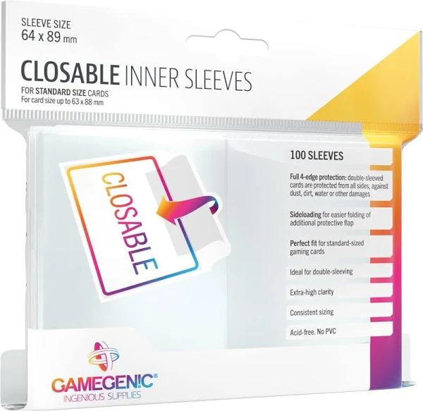 Gamegenic Closable Inner Sleeves