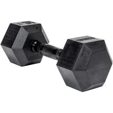 Black Hex Dumbbell | Single | 1 - 40kg 9Kkg by Sumo Strength