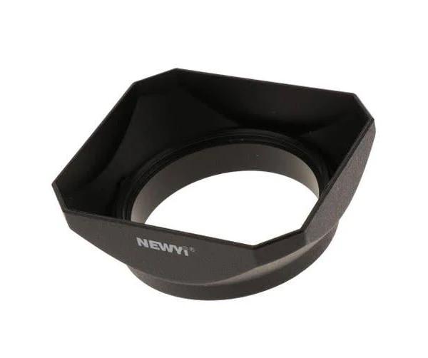 49mm Square Lens Hood With Screw Mount For Canon Sony Camera Universal