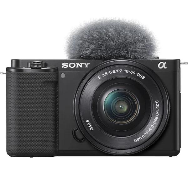 Sony ZV-E10 Mirrorless Camera with 16-50mm Lens (Black)