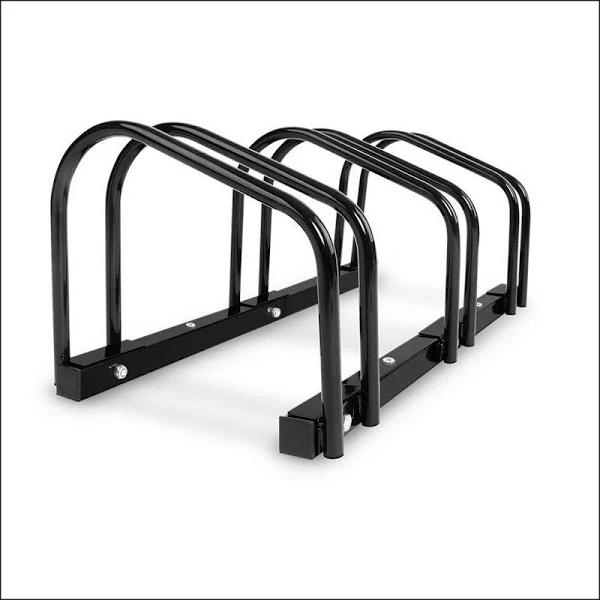 Portable Bike 3 Parking Rack Bicycle Instant Storage Stand - Black