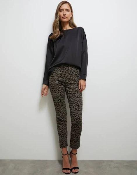 Noni B - Womens Pants - Pull On Jacquard Slim Pants