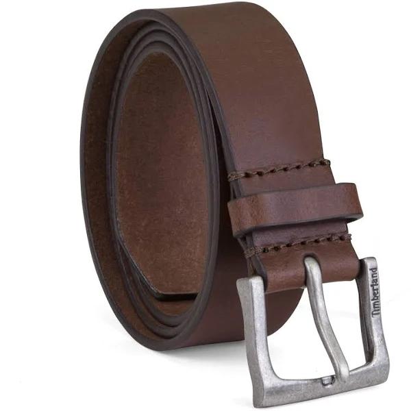 Timberland Men's 35mm Classic Leather Jean Belt | Athletic & Outdoor Clothing