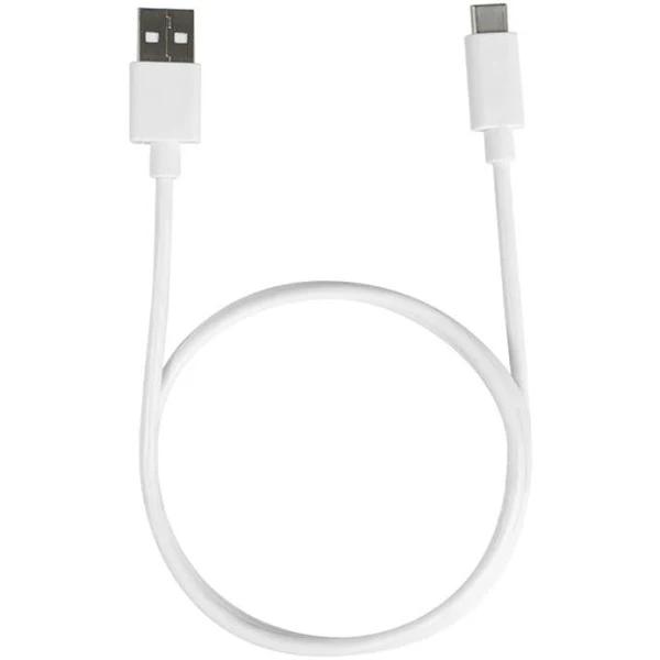 1m USB-A To USB-C Cable (White)