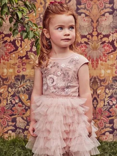 Tutu Du Monde Bebe - Rose Garden Tutu Dress Hazel Pink / 3-6M