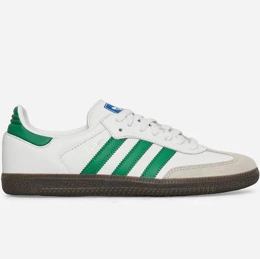 Adidas Samba OG - Cloud White/Green/Gum 6