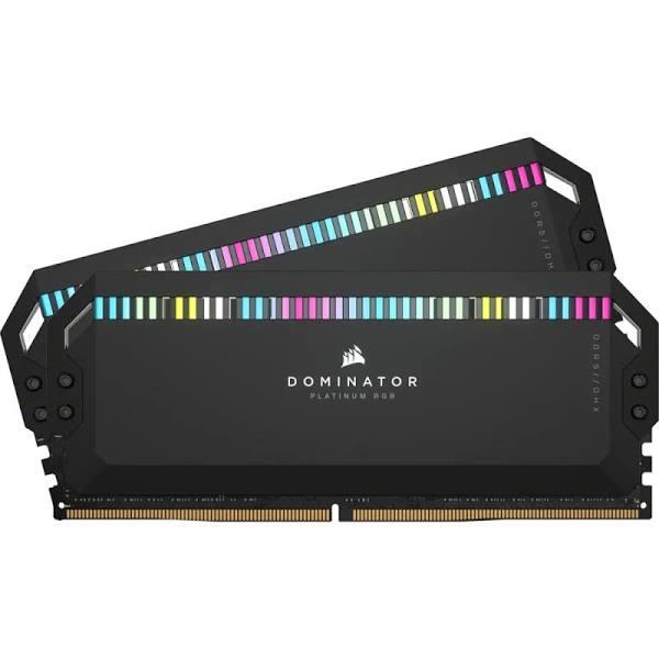 Corsair Dominator Platinum RGB 32GB 2x16GB DDR5 UDIMM 6200MHz Gaming Memory