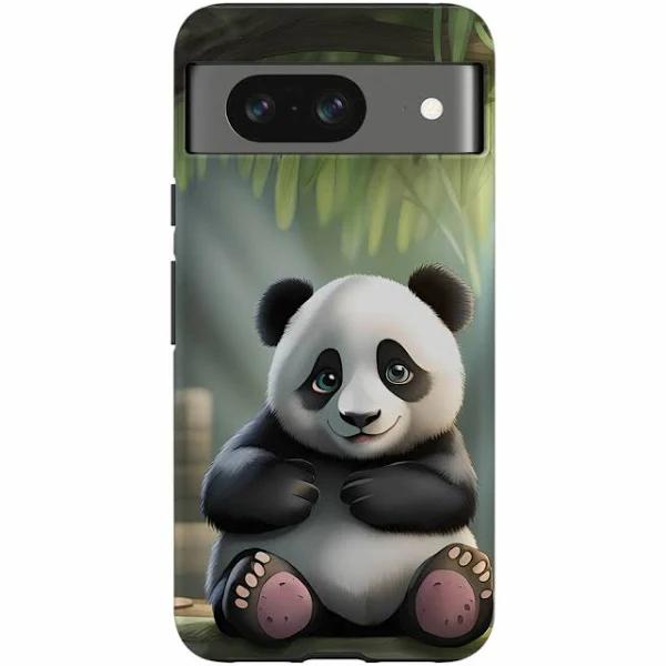 WOYC Google Pixel 8 Tough Protective Cover, Happy Panda