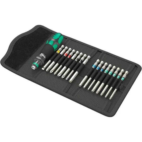 Wera 17 Piece Kraftform Kompakt 60 Tool Finder Set