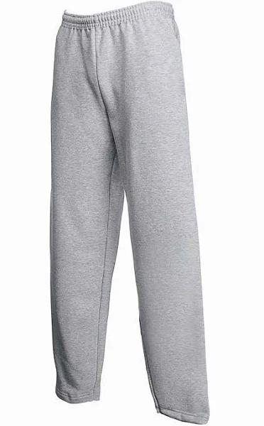 Fruit of The Loom Men's Open Hem Jog Sweatpants Heather L