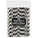 Paper Straws 24 Pack - Royal Blue