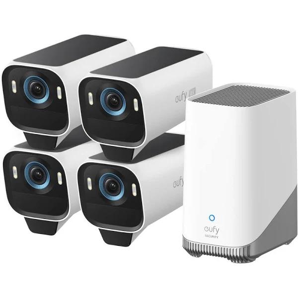 Eufy eufyCam S3 Pro Wi-Fi Security Camera - 4 Cam Kit - 4K - BionicMind