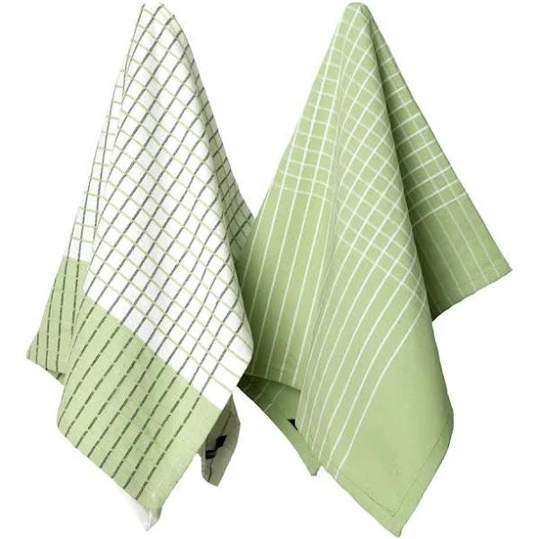 Ladelle - Kyrie Jumbo Kitchen Towel - Set of 2 Green