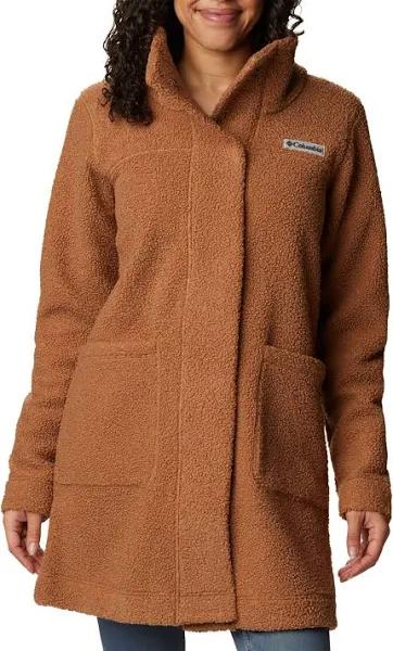 Columbia Panorama Long Jacket - Women's Camel Brown, XL