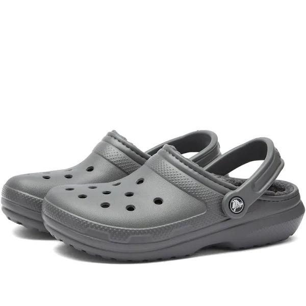 Crocs Classic Lined Clogs - Slate/Grey