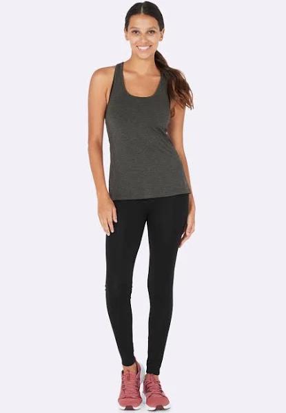 Women's Racerback Active Tank | Bamboo Eco Wear | Boody, Dark Marl / S