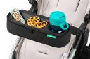 Universal Stroller Tray with Insulated Sippy Cup Holder - Upgraded