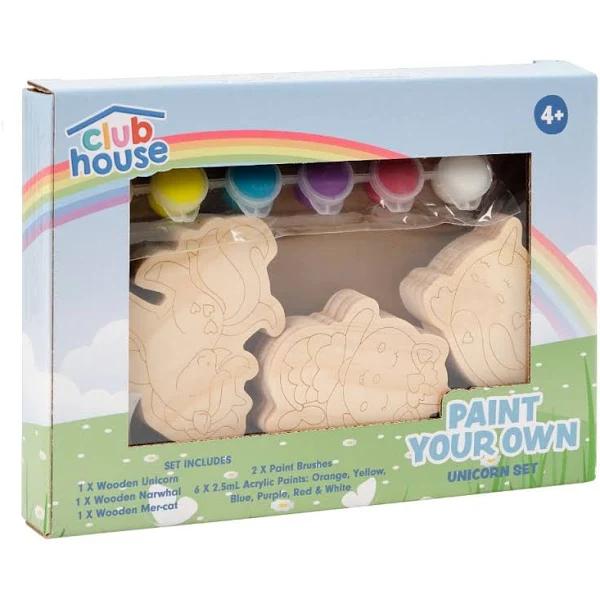 Club House Paint Your Own Unicorn Set