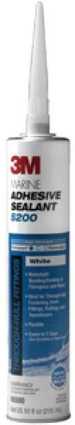 3M Marine Adhesive Sealant 5200 White 10 oz