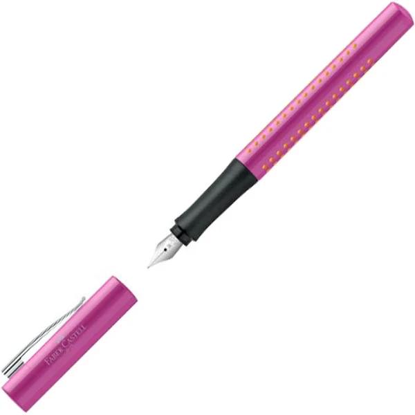 Faber-Castell Grip 2010 Trend Fountain Pen Medium Pink Orange