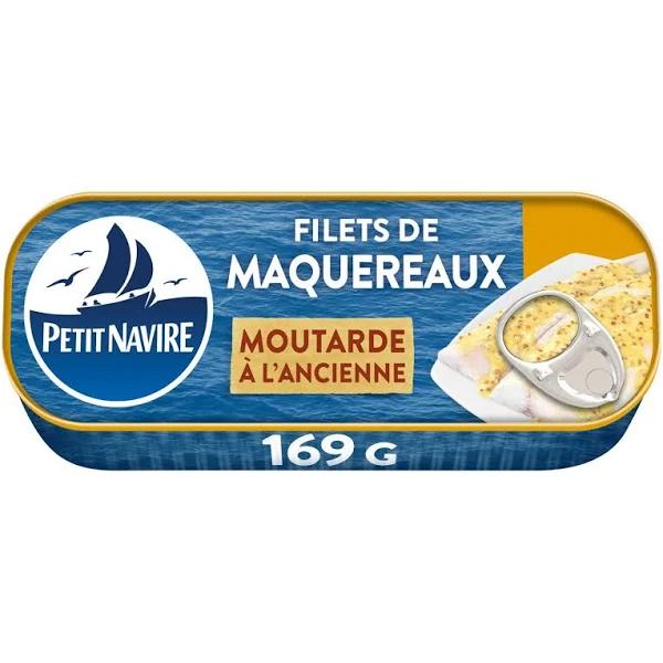 Petit Navire Mackerel Fillets With Mustard Sauce 169g