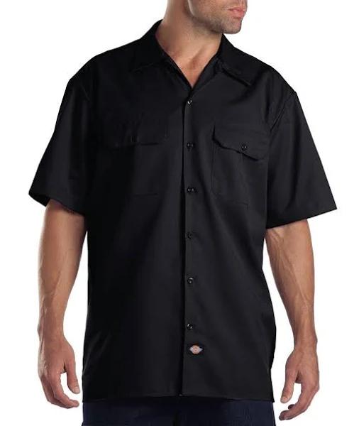 Dickies 1574 Short Sleeve Work Shirt Black, Large