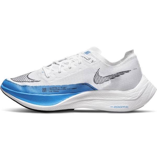 Mens Nike ZoomX Vaporfly Next% 2/WHITE/PHOTO BLUE-BLACK/9