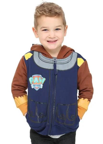 Paw Patrol Little Boys' Toddler Chase Hoodie, Navy, 5T