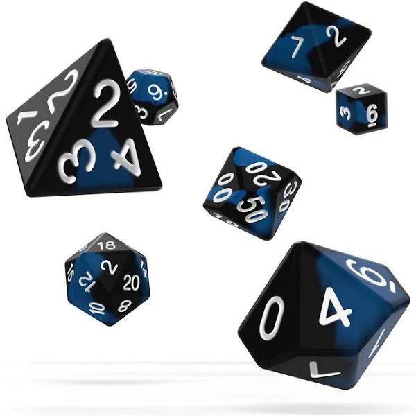 Oakie DOAKIE Dice RPG Set Glow in The Dark - Deep Ocean (7)