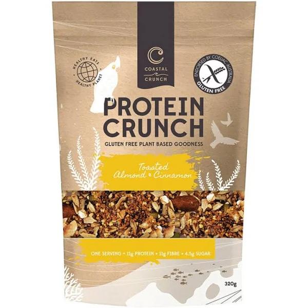 Coastal Crunch Protein Crunch Granola Toasted almond & Cinnamon 320g