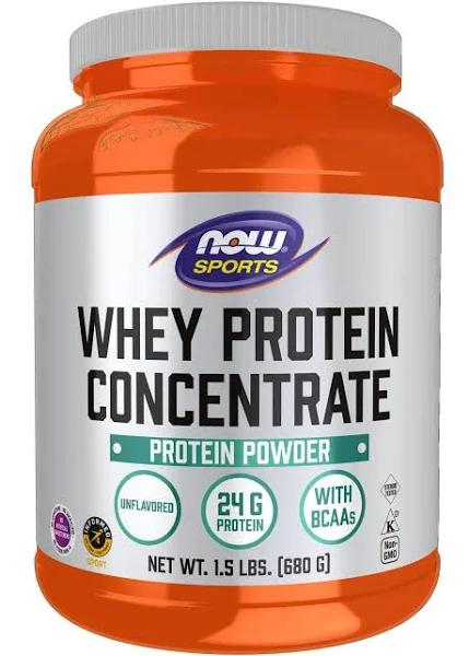 Now Whey Protein Concentrate Unflavored - 1.5 lb