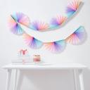 Kmart Pastel Tissue Paper Fan Garland