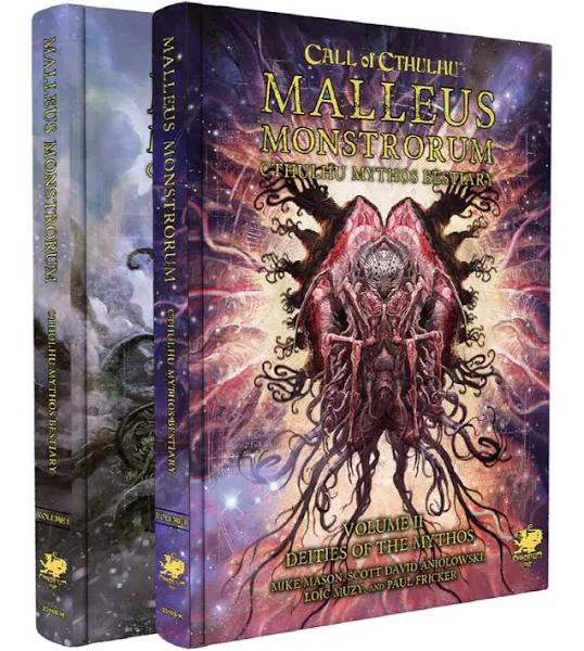 Call of Cthulhu RPG - Malleus Monstrorum - Cthulhu Mythos Bestiary - Slipcase Set