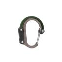 Gear Aid Heroclip Carabiner Clip and Hook (Medium) for Camping, Backpack, and Garage Black & Brown Medium