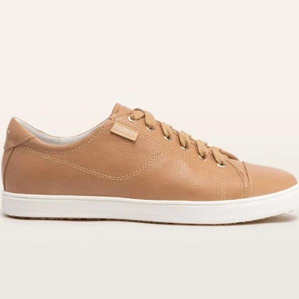 FRANKIE4 - Nat III Camel Punched Women's Sneakers | Size 6