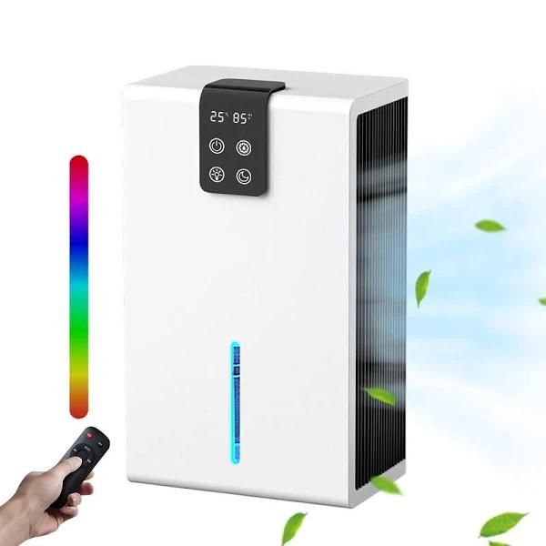 2800ml Dehumidifiers for Home, Air Dehumidifier, 2 Working Modes, Portable Small Dehumidifiers for Bedroom Bathroom Basements Closet RV with