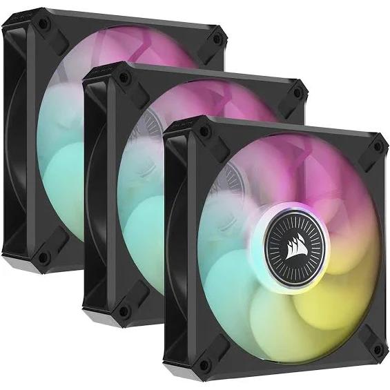 Corsair iCUE ML120 RGB Elite Premium 120mm Fan, 3-Pack