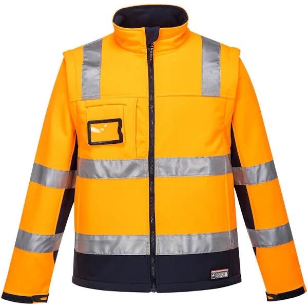 Huski Chassis 2-in-1 Softshell Jacket, L / Railway Orange