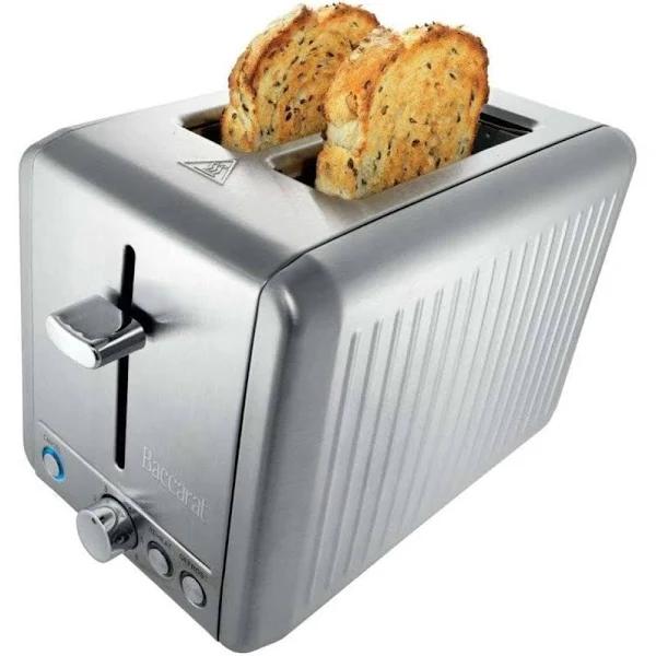 Baccarat The Toasty Slice 2 Slice Toaster Silver