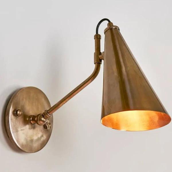 Florabelle Cloudy Bay Wall Light Antique Brass