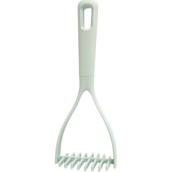 eKu Upcycle Soft Grip Kitchen Potato Masher - Avocado Green