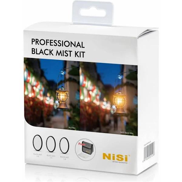 NiSi 77mm Professional Black Mist Kit with 1/2, 1/4, 1/8 and Case