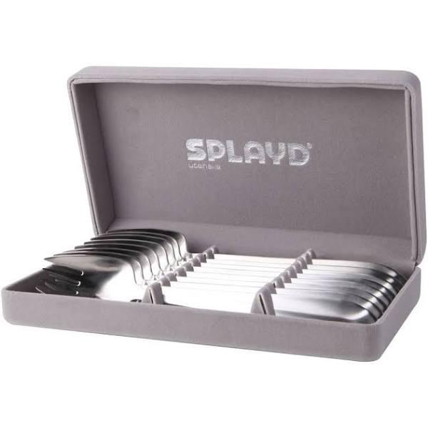 Splayd Luxury Stainless Steel Satin Set of 8