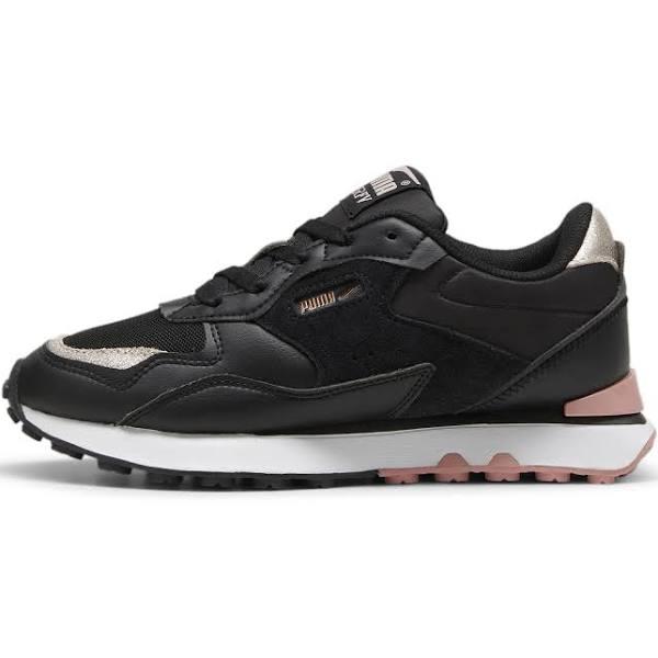 Rider FVW Glam Women's Sneakers in Black/Rose Gold, Size 10 by Puma